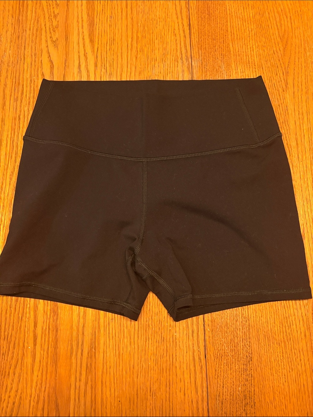(5/$20) girl’s all in motion Black High-Waist Bike Shorts